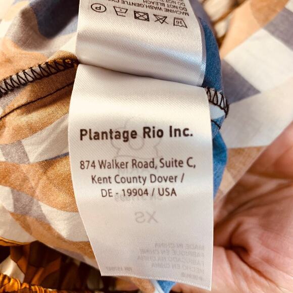 Farm Rio Mixed Bandana Print Maxi Dress Size XS - Picture 9 of 10